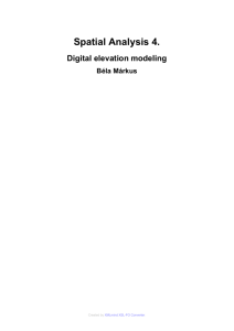 Digital elevation modeling