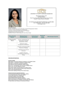 Rajni Shankar-Brown, Ph.D. - University of North Carolina Wilmington