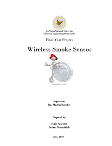 Wireless Smoke Detector System - An