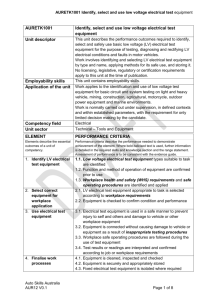 AUR12 Auto Electrical UOC