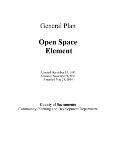 OPEN SPACE ELEMENT - Planning & Environmental Review