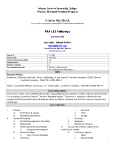 Pathology Syllabus - Mercer County Community College