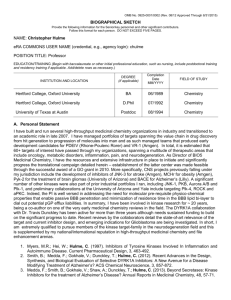 OMB No. 0925-0001/0002 (Rev. 08/12), Biographical Sketch Format