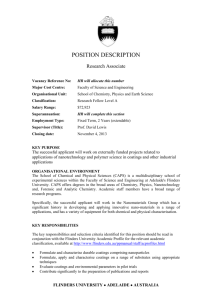 position description - Flinders University