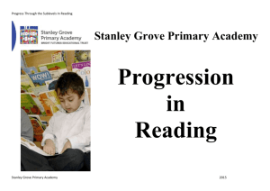 Stanley Grove Primary Academy Progression in Reading Aspects of