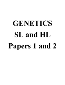 Mendel and Theoretical Genetics