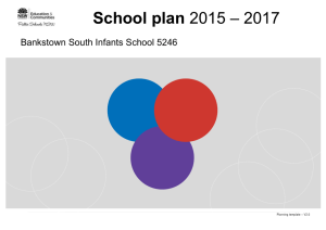 School Plan 2015-2017 - Bankstown South Infants School