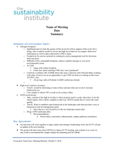 EcoTF 10.6.14 - Sustainability Institute