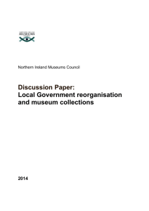 Discussion Paper - Northern Ireland Museums Council