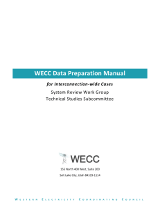 WECC Data Preparation Manual BCCS Version