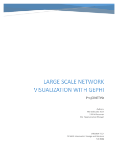 Large scale network visualization with gephi - VTechWorks