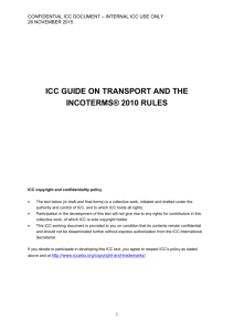 rules for sea and inland waterway transport