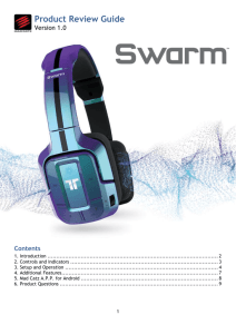 Tritton Swarm Mobile Wireless Headset Review Guide