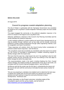 Council to progress coastal adaptation planning 24 August 2015