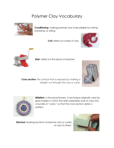 Polymer Clay Vocabulary Conditioning: making polymer clay more