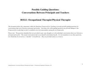Guiding Questions for OT-PT
