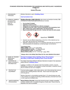 Ethidium Bromide - WSU Environmental Health & Safety