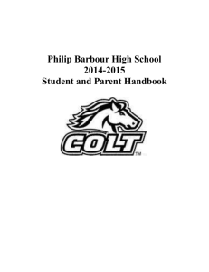 of the building - Philip Barbour High School