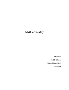 Post 5_Myth or Reality - ESL 100