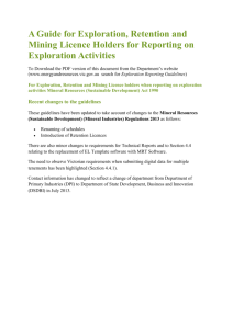 (Victorian Minerals Exploration Reporting Guidelines (DOCX 908.71