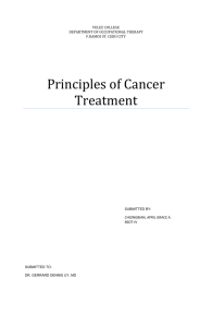Pria – Principles of Cancer Treatment
