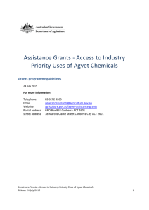 Grants programme guidelines