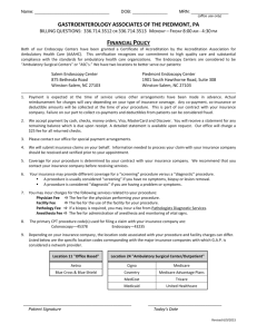 Financial Policies form - Gastroenterology Associates of the