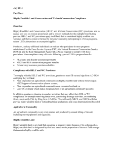Fact Sheet - Conservation Compliance - OC Cleared