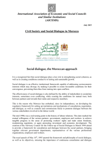 Social dialogue in Morocco - International Association of Economic