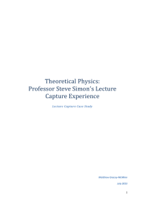 Physics Report - ver 2