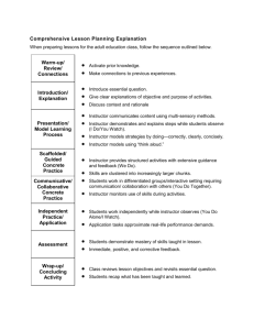 Comprehensive Lesson Plan Explanation