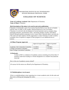 Chemistry - Rochester Institute of Technology