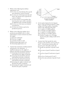 2012 Microeconomics Exam
