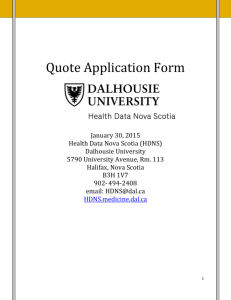PHRU Data Application Form