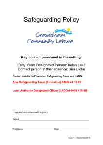 what is safeguarding? - Gravesham Community Leisure