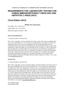 (HIV) and Hepatitis C Virus (HCV)