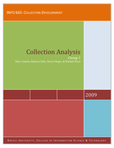 Collection Analysis - Drexel University