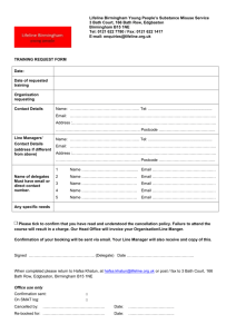 Booking Form