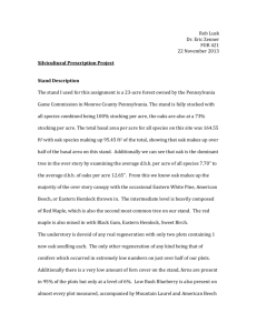 Rob Lusk Dr. Eric Zenner FOR 421 22 November 2013 Silvicultural