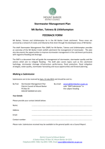 Stormwater Management Plan Mt Barker, Totness & Littlehampton