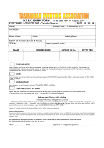 NTEC Entry Form LPRC ODE 23rd Nov 2014