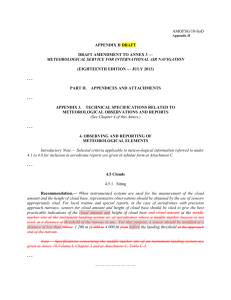 appendix 3. technical specifications related to meteorological