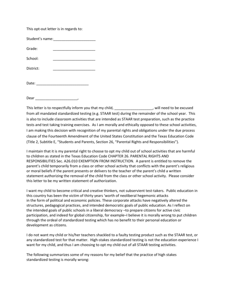 opt-out-letter-template