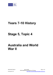 Australia and World War II