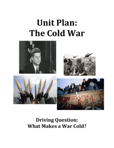 Unit Plan -20th Century History - dmpshistory