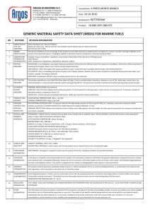 generic material safety data sheet (msds) for marine fuels