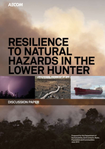 Resilience to Natural Hazards in the Lower Hunter