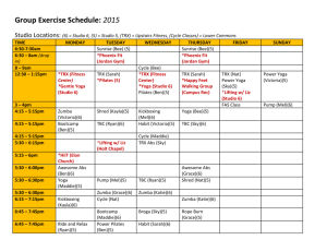 Click here to a printable class schedule