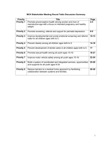 TEAM - Colorado Health and Environmental Data