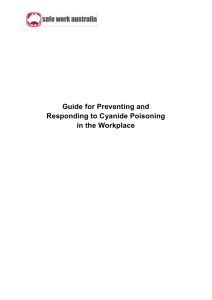 Guide for Preventing and Responding to Cyanide Poisoning in the